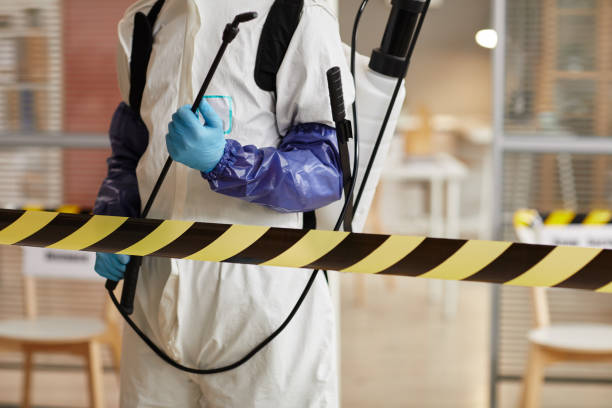 Professional Hoarding Cleanup technician working in Dowling, MI